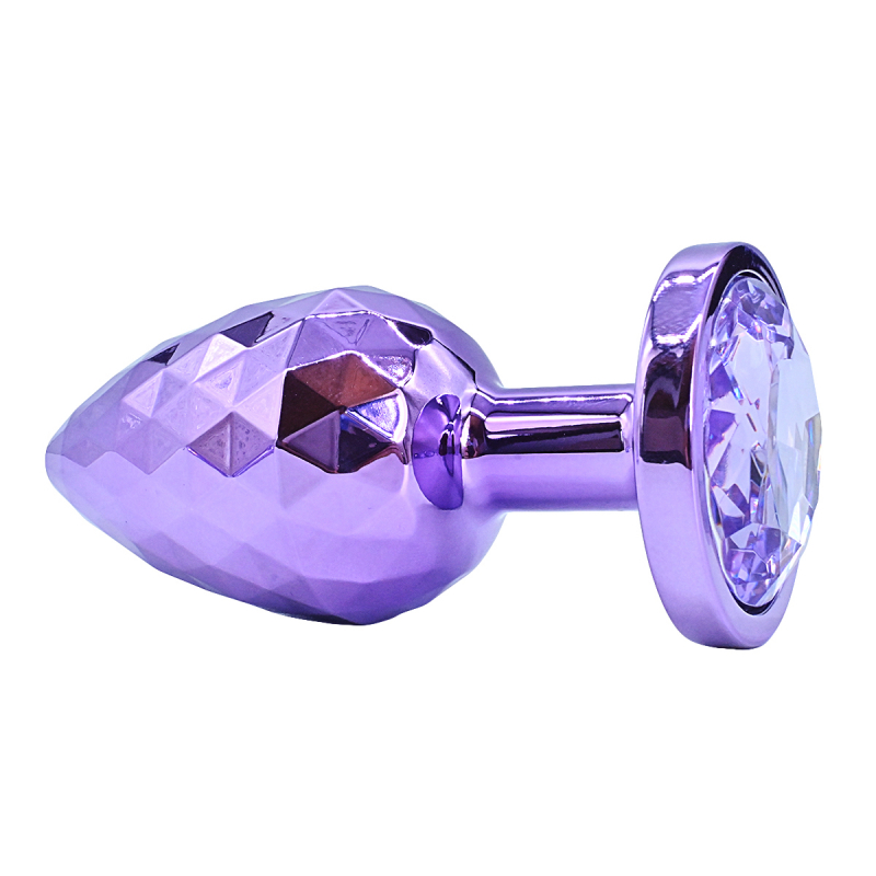 Пробка рельефная с кристаллом "Kanikule" фиолетовая, L 